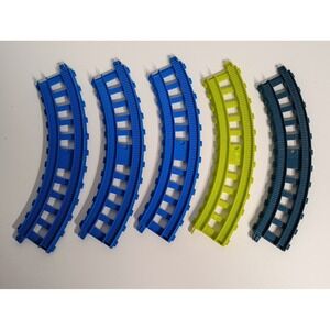 Lot of 5 Thomas Tank Train Trackmaster Track Pieces Curved Gullane 2018